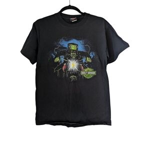 Harley-Davidson Black Graphic T-Shirt - Gasoline Alley Kelowna BC - S